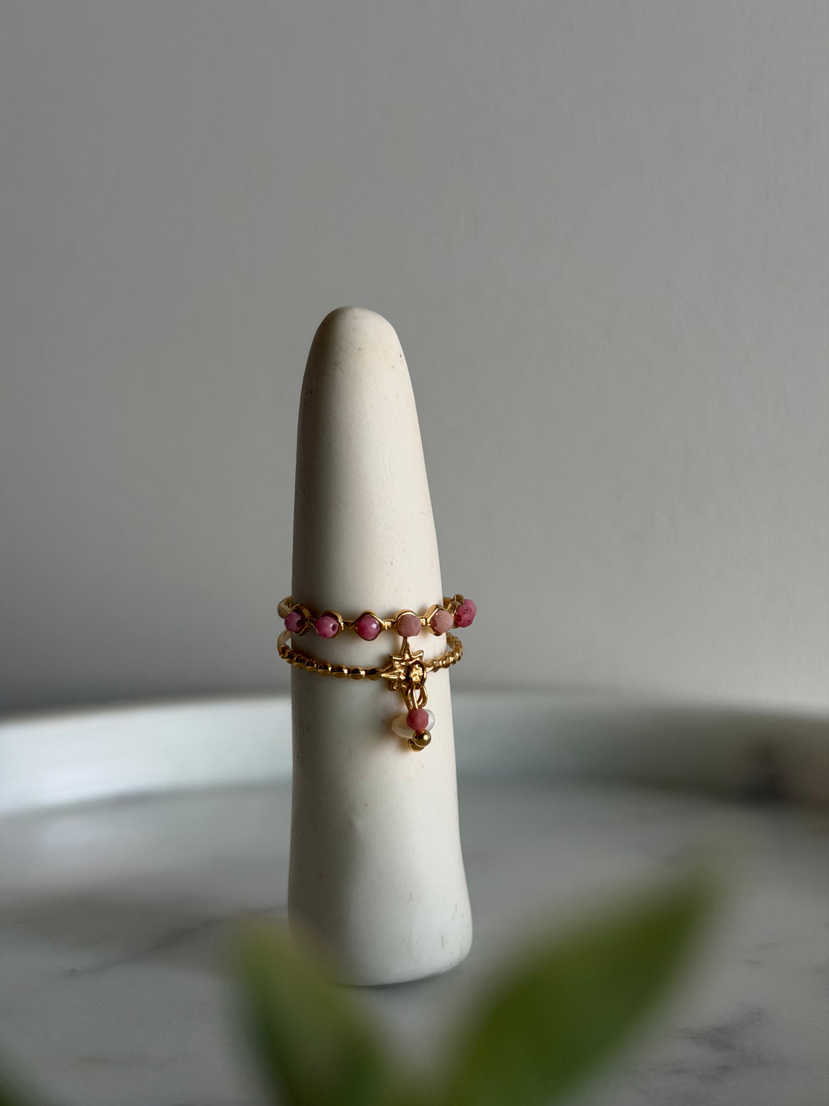 Pink Gemstone Ring