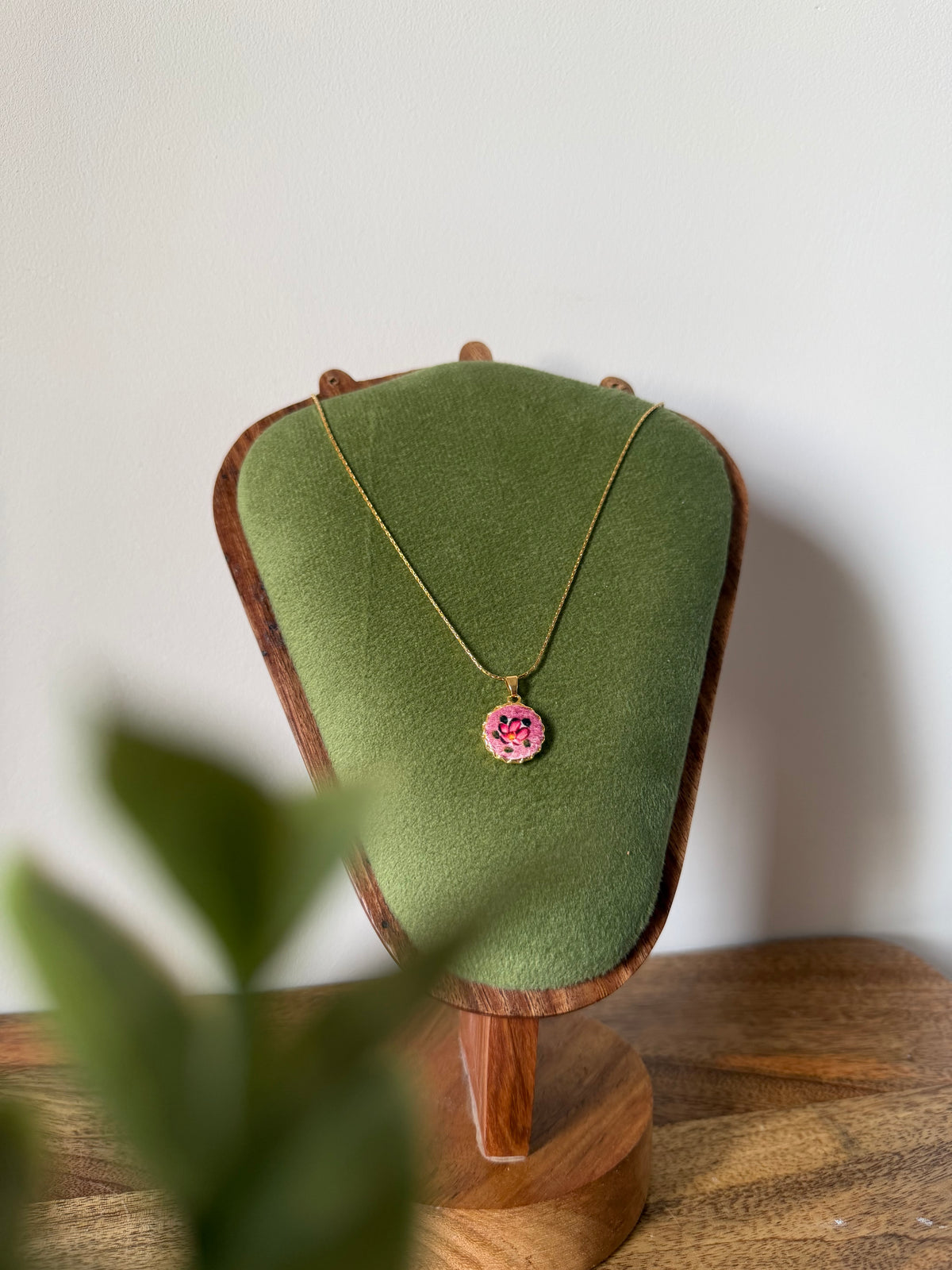 Pink Meadow Bloom Pendant