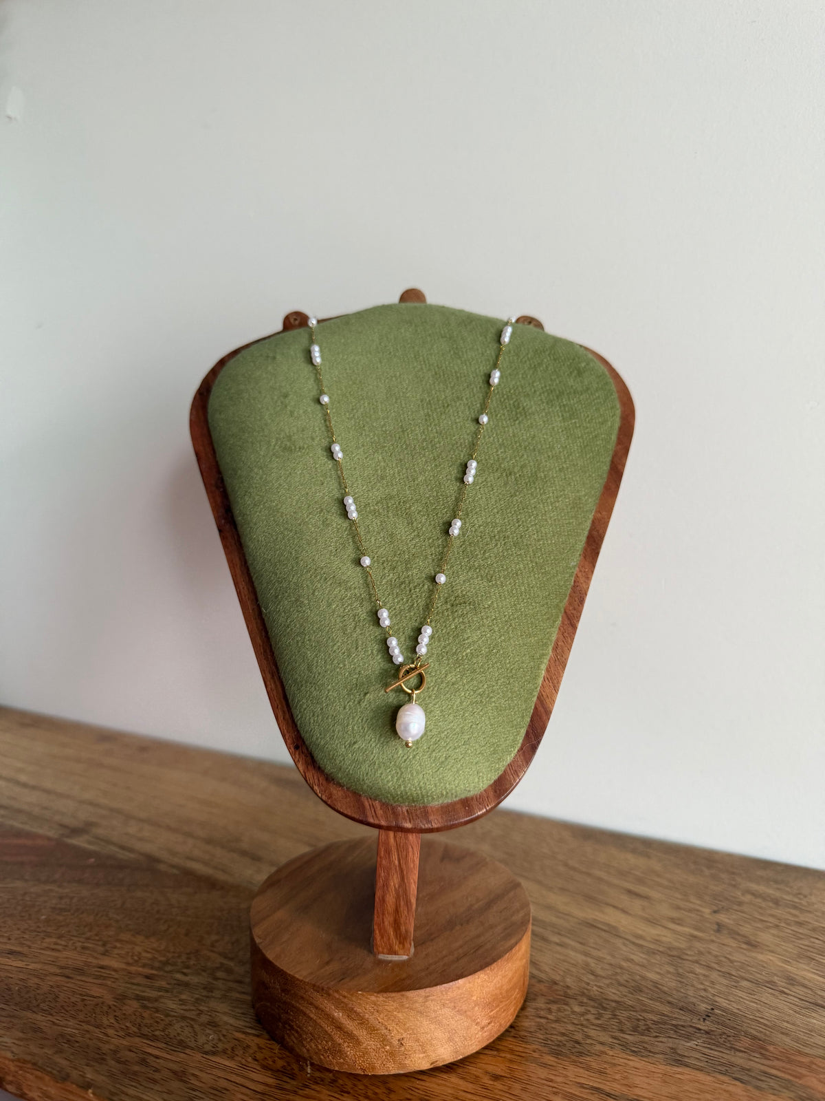 Opal Pearl Charm Collectable Necklace