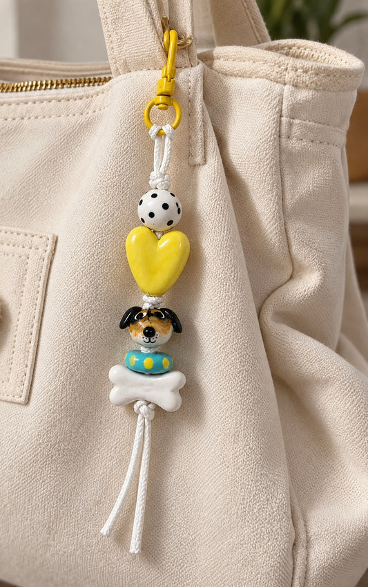 Sunshine Pup Bagcharm