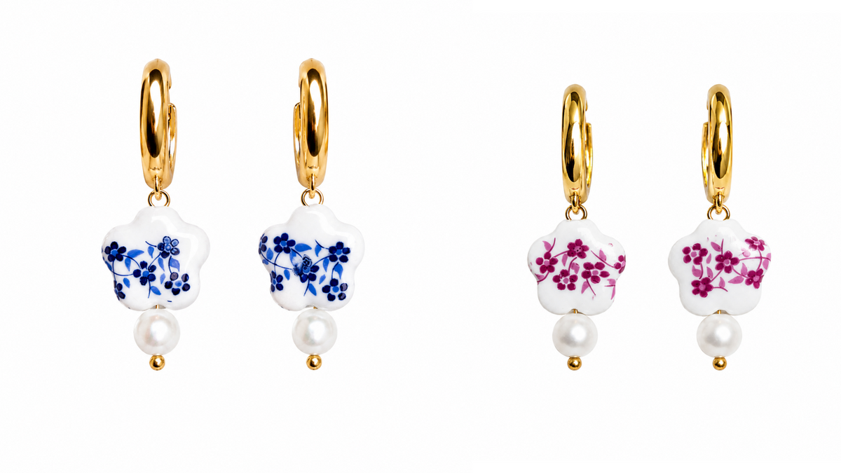 Azure Bloom Earrings