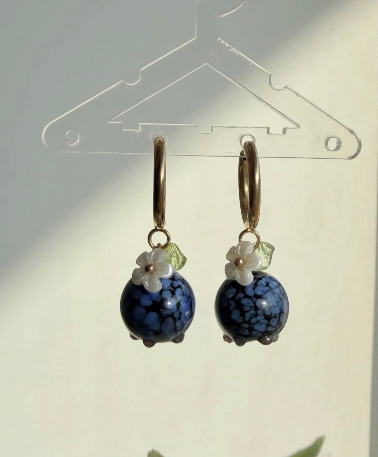 Blueberry Blossom Dangles