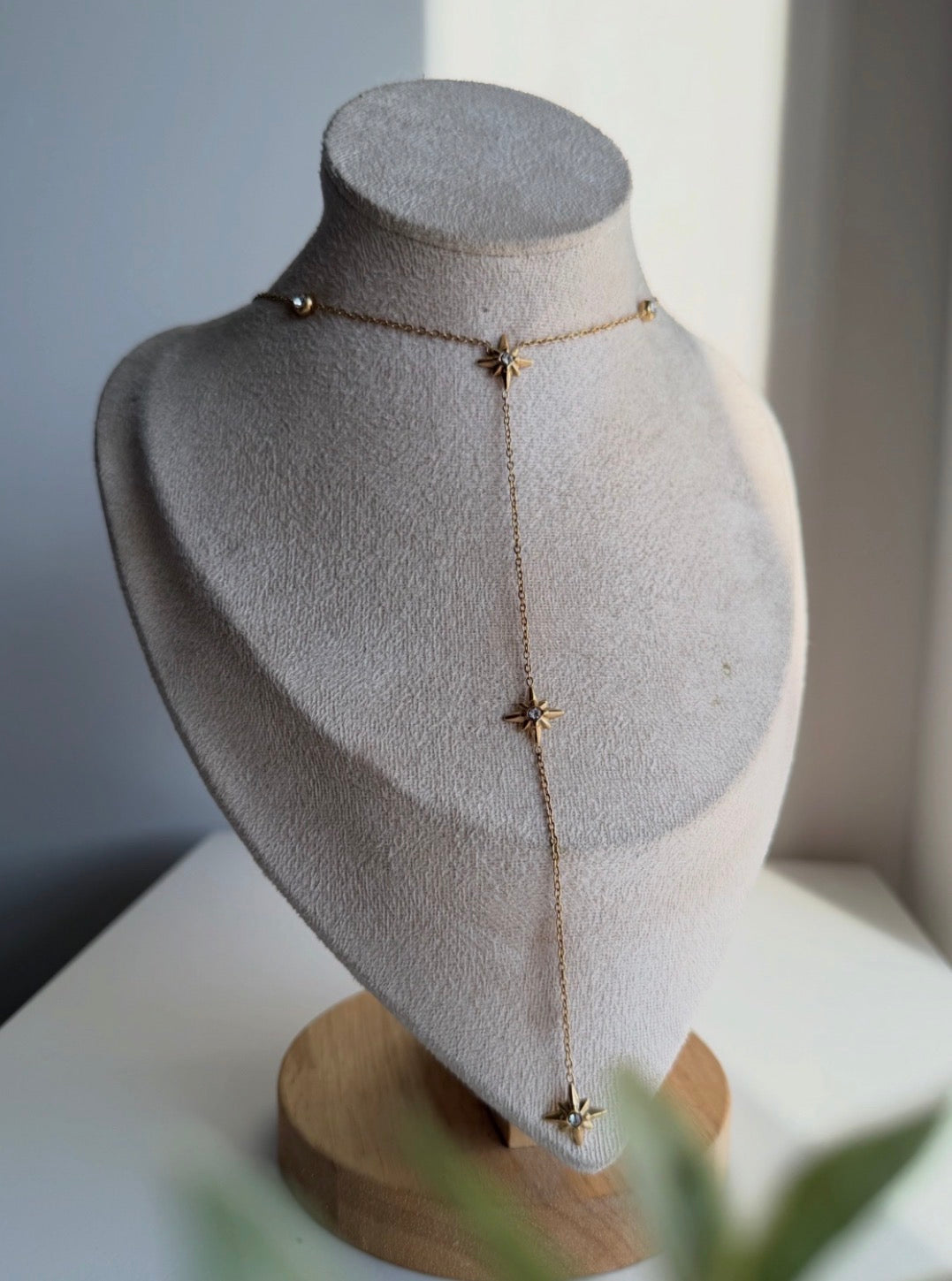 Celestial Starfall Lariat Necklace