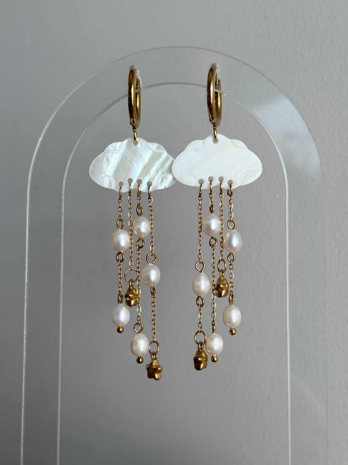 Cloud Cascade Earrings