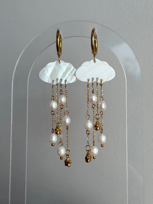 Cloud Cascade Earrings