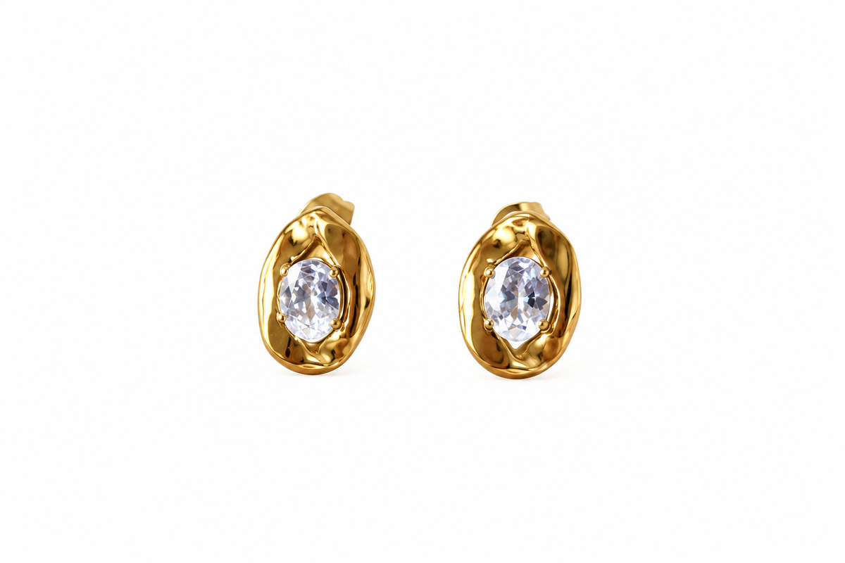 Aurelia Gem Studs
