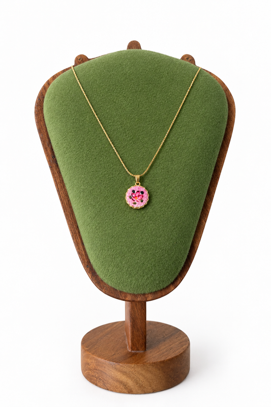 Pink Meadow Bloom Pendant