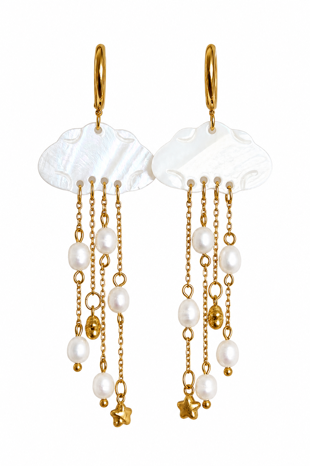Cloud Cascade Earrings
