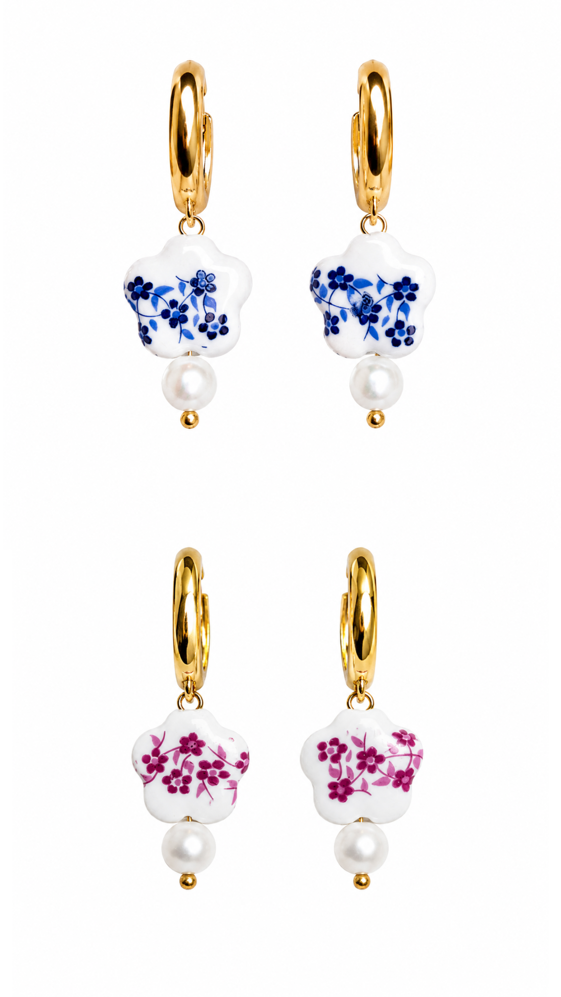 Azure Bloom Earrings