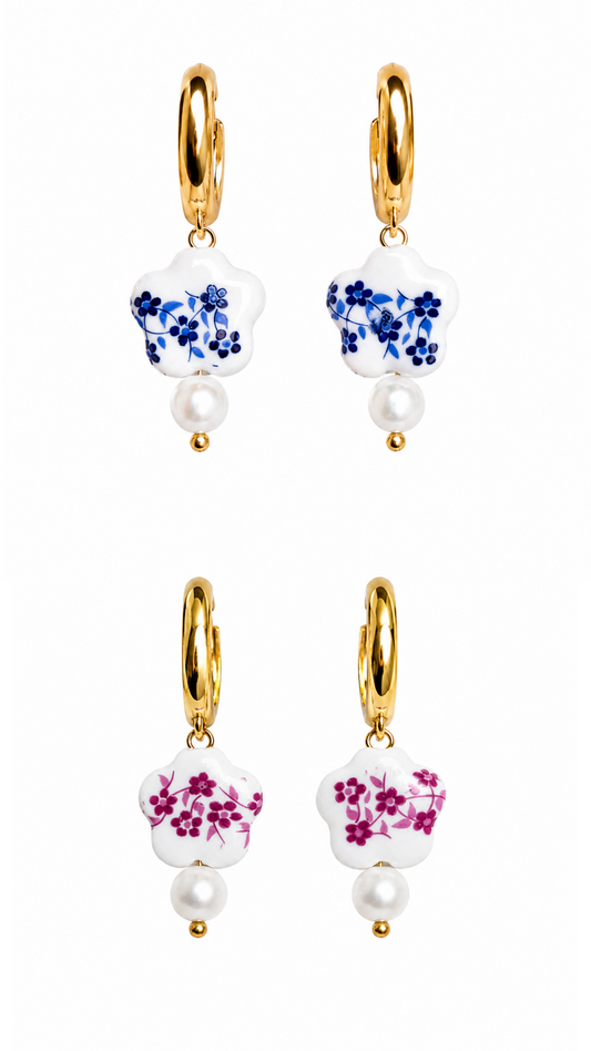Azure Bloom Earrings