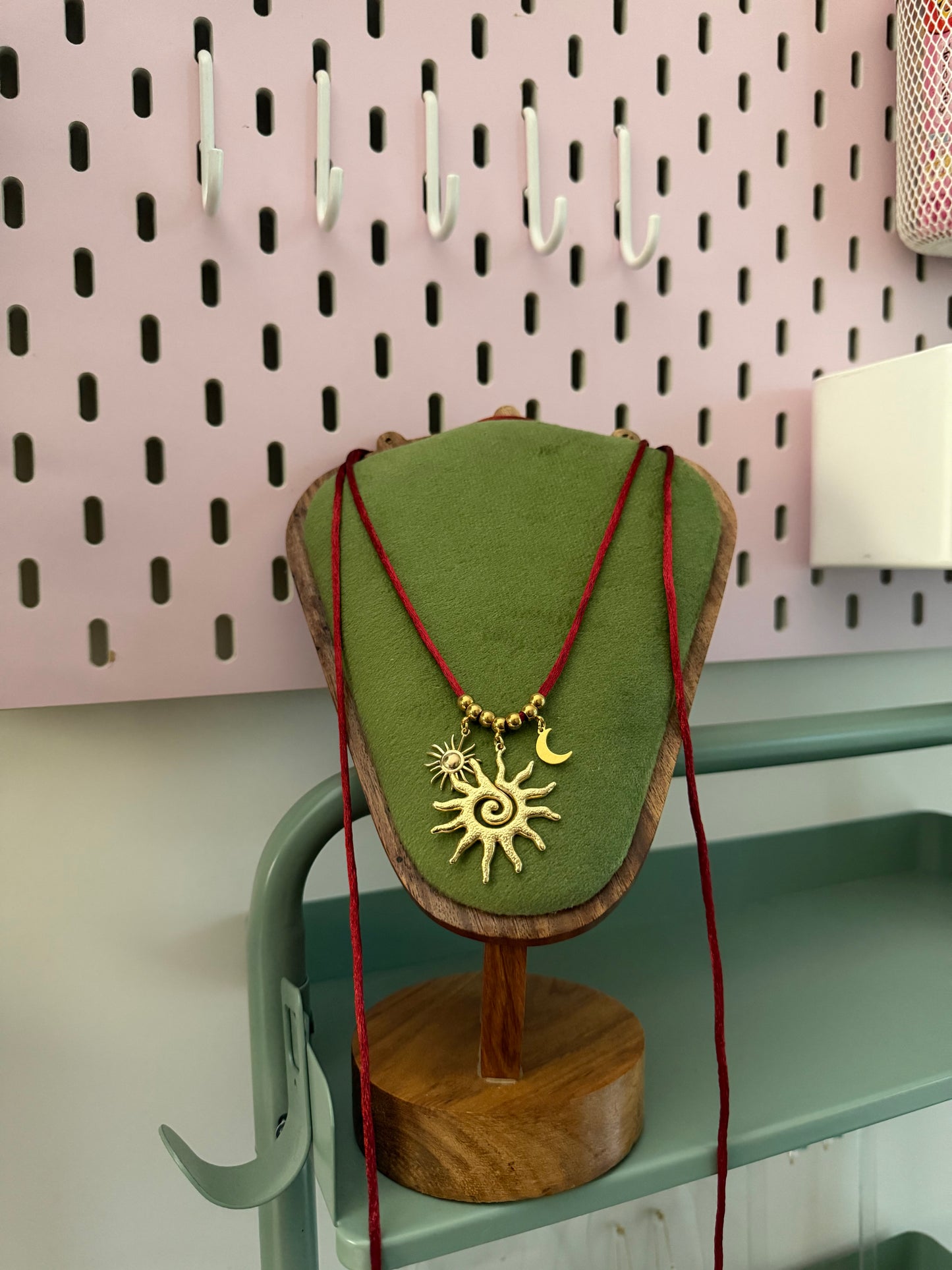 Solar Eclipse Adjustable Necklace