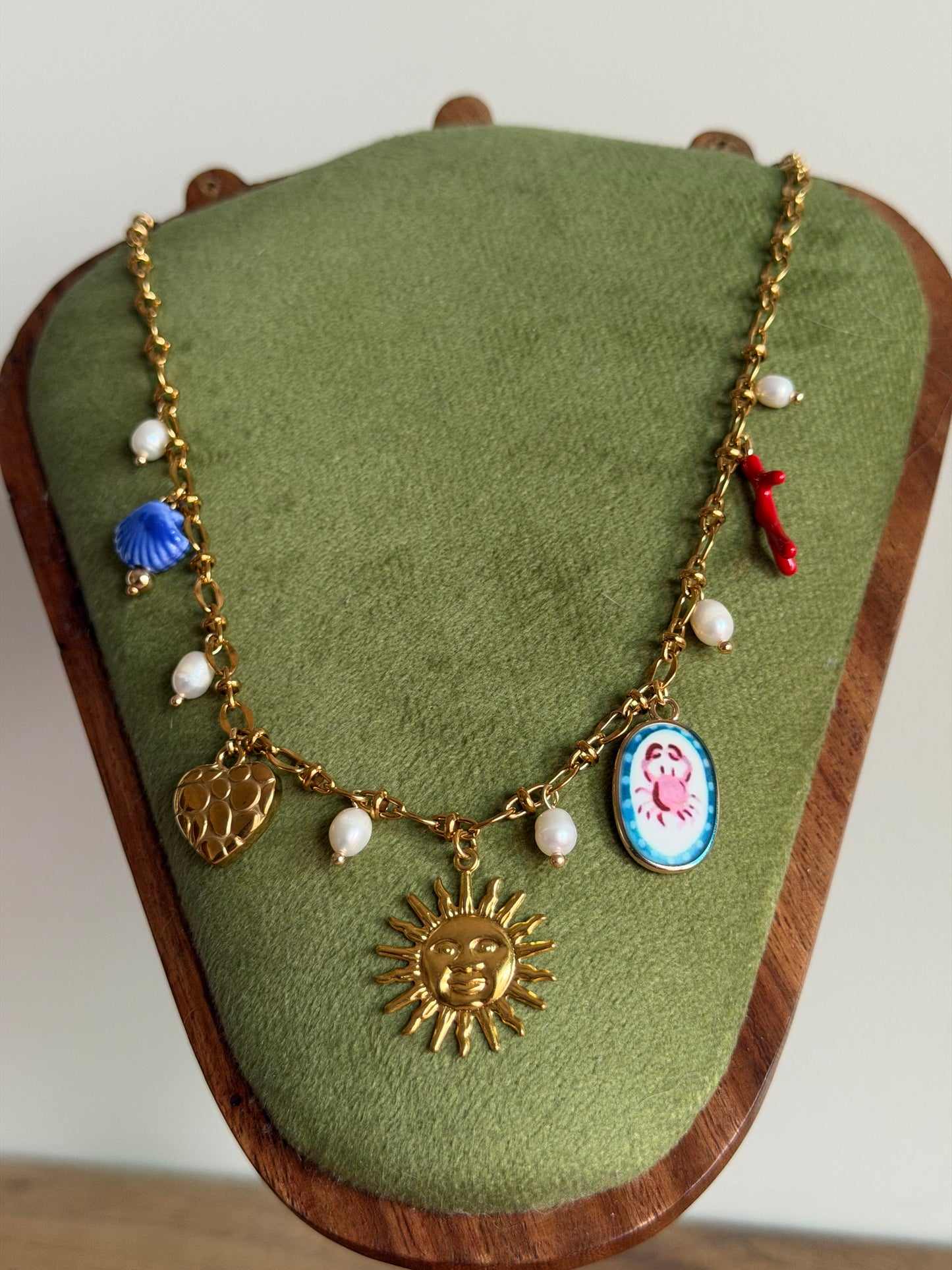 Azure Tide Collectable Charm Necklace