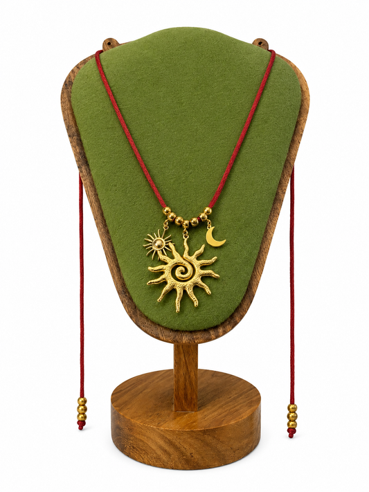 Solar Eclipse Adjustable Necklace