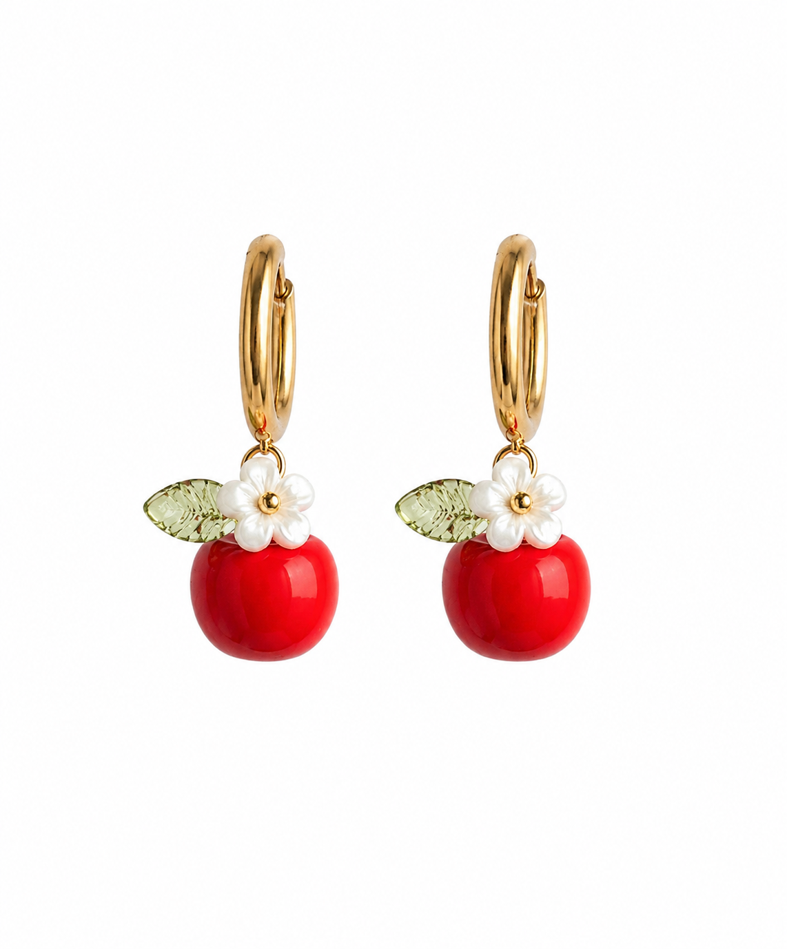 Apple Blossom Dangle Huggies