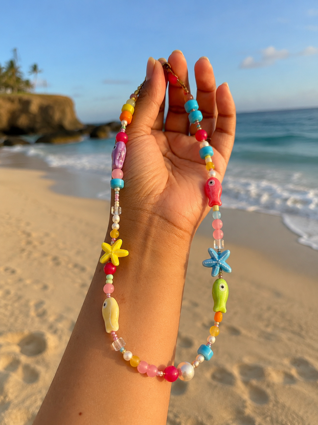 Beachfront Tidal Treasure Necklace