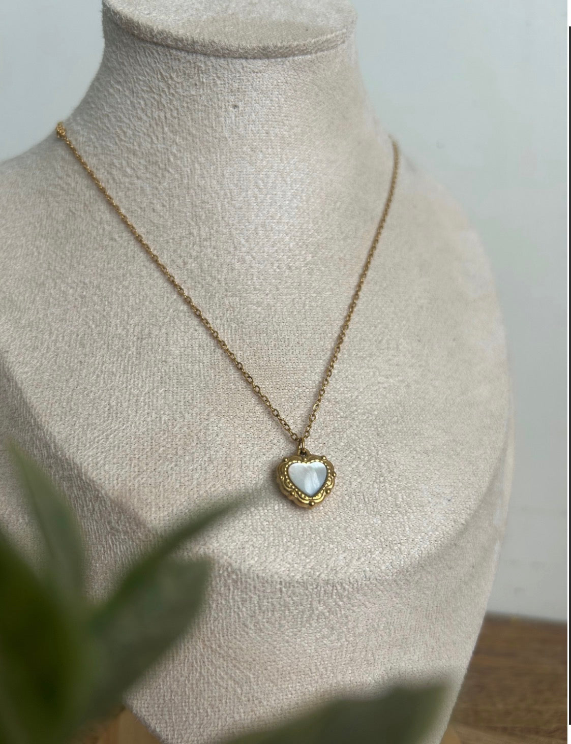 Golden Heart Necklace