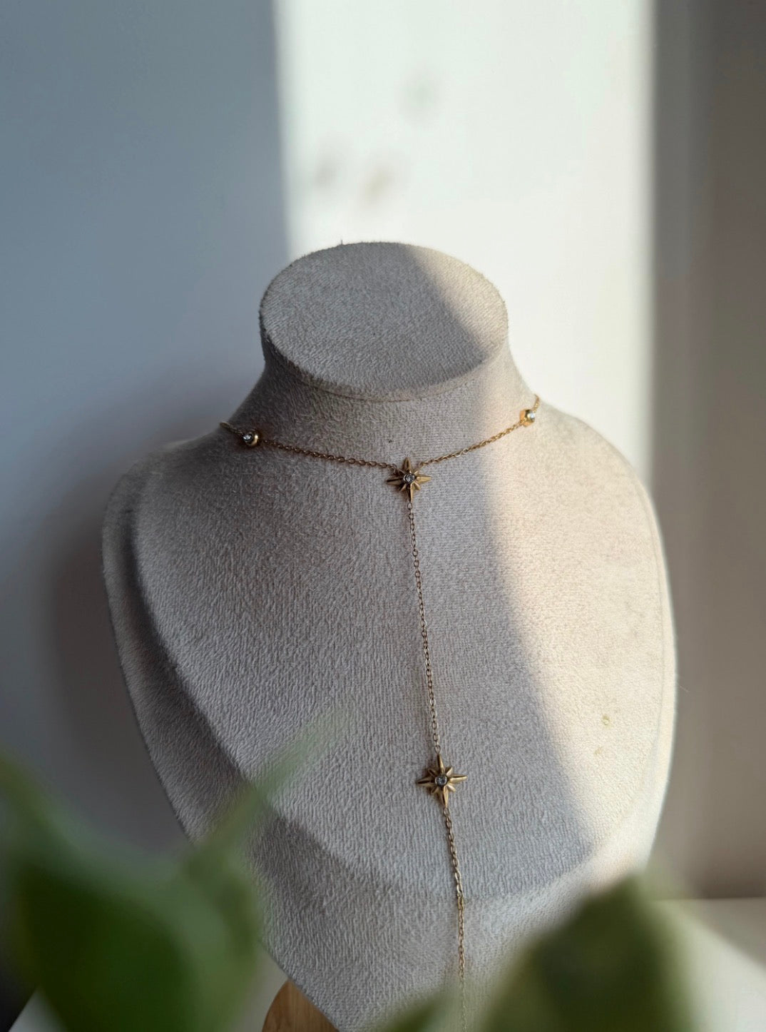 Celestial Starfall Lariat Necklace